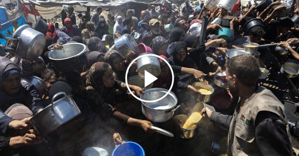 Gaza’s Hunger Crisis: ‘If We Don’t Fight, We Don’t Get Anything.’