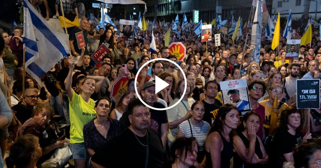 Israelis Rally to Demand Release of Hostages in Gaza