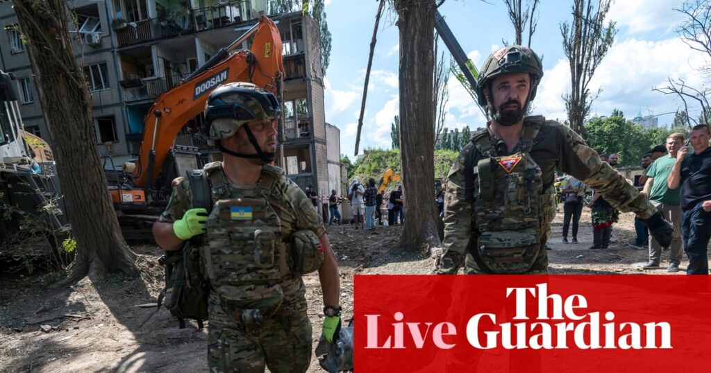 Kremlin warns against nuclear rhetoric after Trump’s submarine order – Europe live | Ukraine