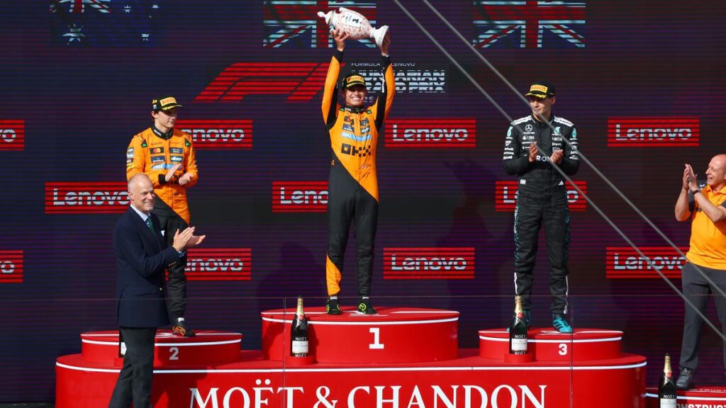 Lando Norris holds off McLaren teammate Oscar Piastri to win F1 Hungarian Grand Prix
