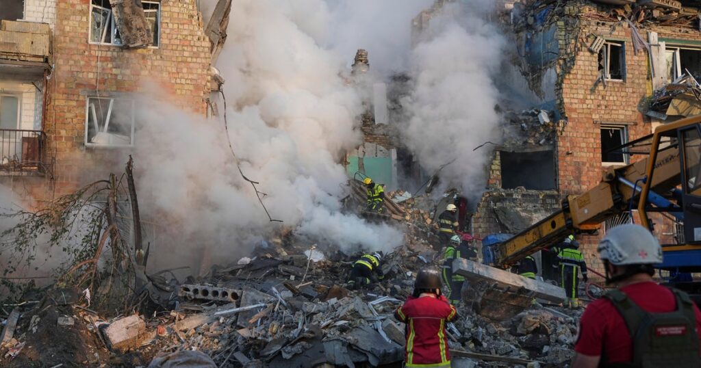 Massive Russian attack on Ukraine's capital Kyiv kills more than a dozen people, Zelenskyy says