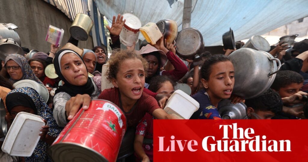 More Palestinians die of starvation as famine spreads in Gaza – as it happened | Gaza