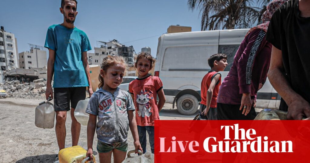 One in five children in Gaza City malnourished, UN warns – Middle East crisis live | Israel-Gaza war