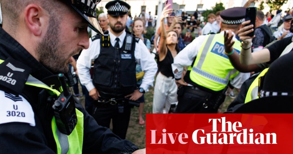 Palestine Action is a ‘violent organisation’, Downing Street says after mass arrests over the weekend – UK politics live | Politics