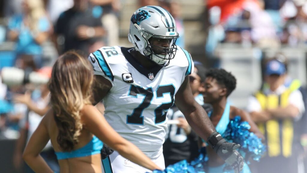 Panthers extend Taylor Moton, Vikings inquire about Adam Thielen