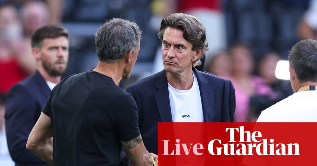 Paris Saint-Germain v Tottenham: Uefa Super Cup – live | Uefa Super Cup