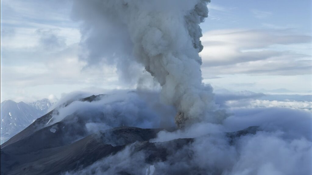 Russian volcano erupts days after monster quake shakes region : NPR