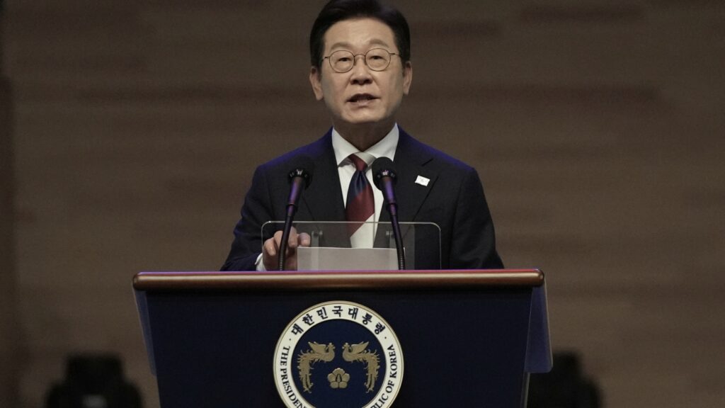 South Korean President Lee to meet with Trump in Washington on Monday : NPR