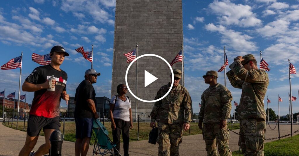 Trump Mobilizes 800 National Guard Troops to Washington