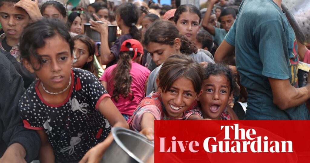 UN say Israel not letting in enough supplies into Gaza to avert starvation – Middle East crisis live | Gaza