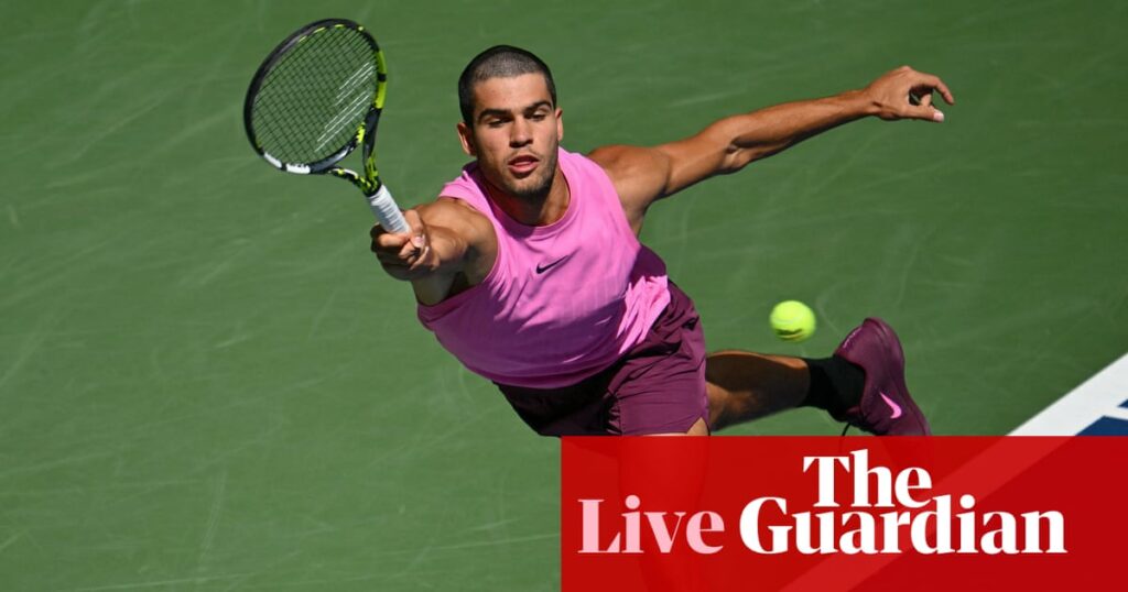 US Open tennis 2025: Alcaraz, Townsend in action after Pegula eases past Li – live | US Open Tennis 2025