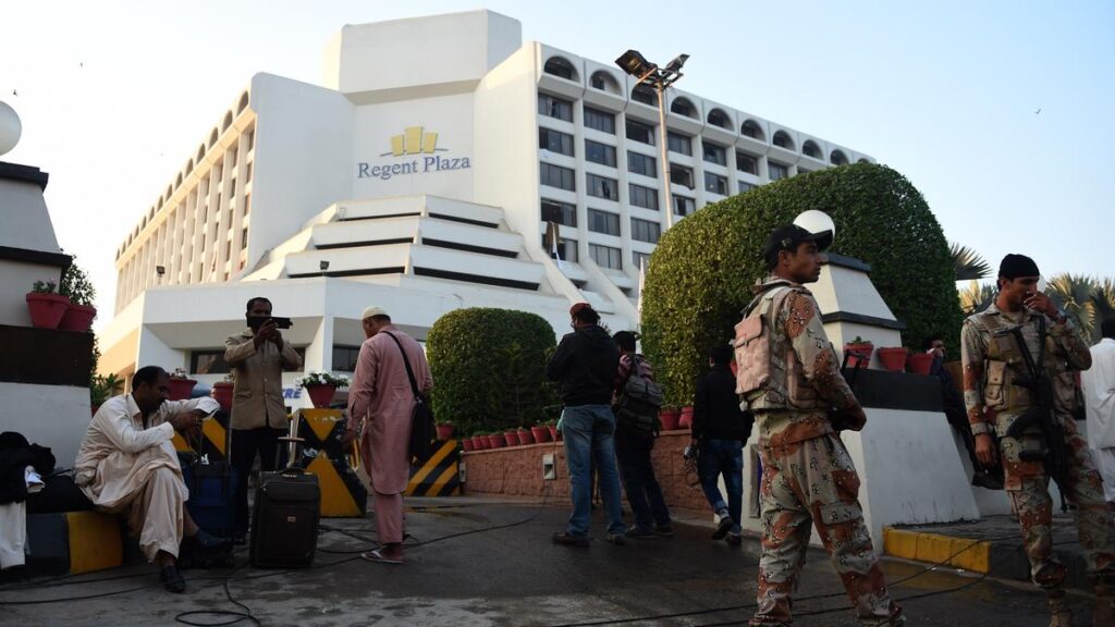 U.S. limits official visits to Karachi hotels after threat report