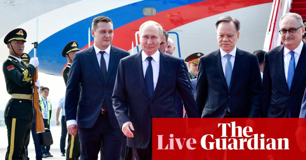 Vladimir Putin meets Xi Jinping in China at security summit – Ukraine war live | Ukraine