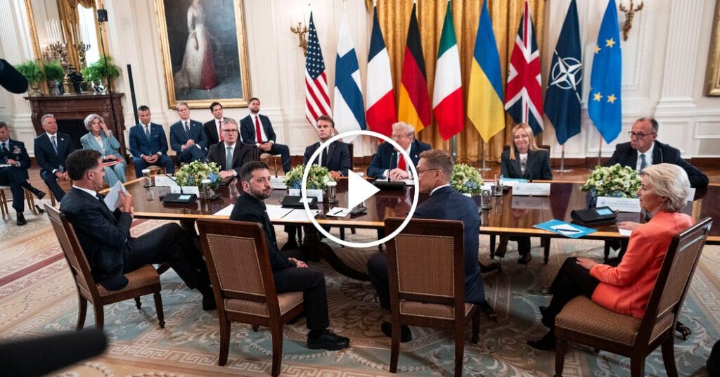 Zelensky, European Leaders Push Trump for Security Guarantees