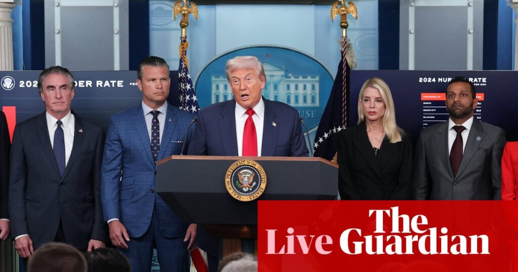 ‘Unsettling and unprecedented’: Washington DC mayor responds to Trump’s federal takeover of city police – live | Donald Trump