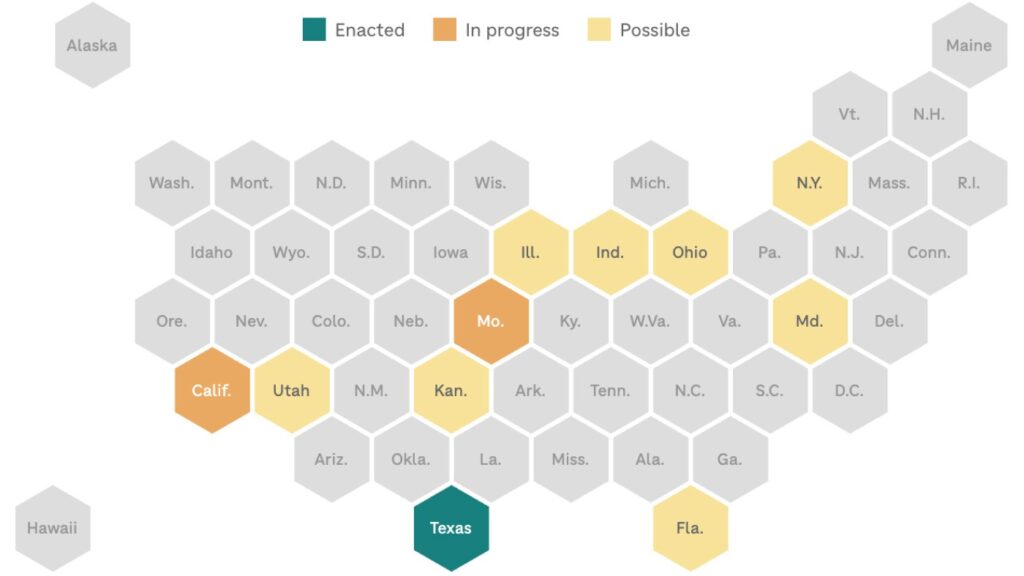 After Missouri, a look at the redistricting race : NPR