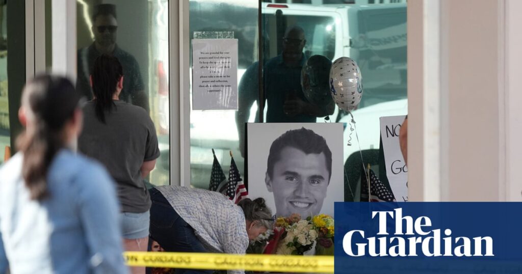 Charlie Kirk shooting: police search for suspect amid condemnation of ‘targeted’ killing | Charlie Kirk shooting Charlie Kirk shooting: police search for suspect amid condemnation of ‘targeted’ killing | Charlie Kirk shooting