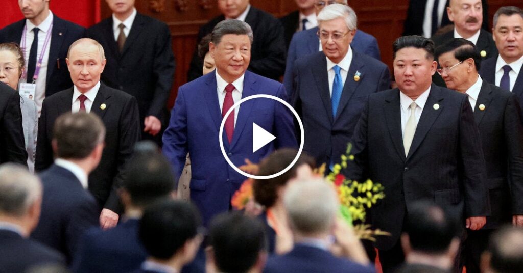 China Projects Power at Parade With Putin and Kim