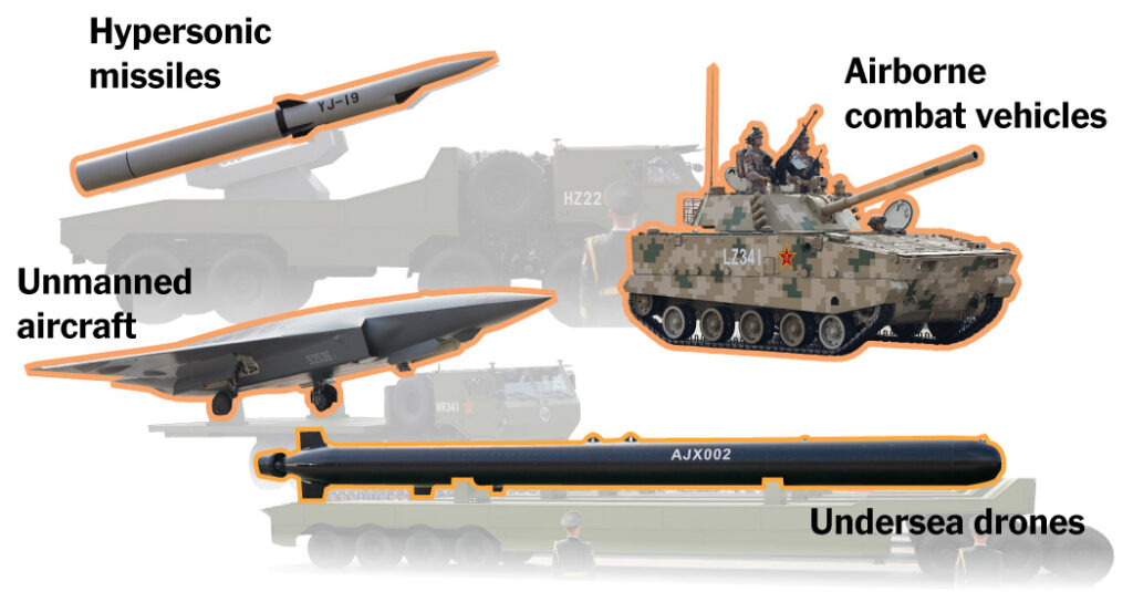 China’s Latest Missiles, Drones and Submarines, Up Close
