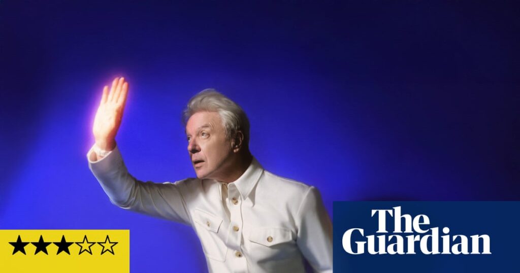 David Byrne: Who Is the Sky? review – great songs, if you can withstand the wacky jokes and miaowing | Music