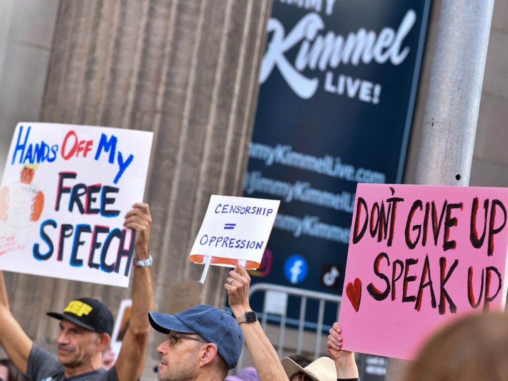 Does Jimmy Kimmel’s removal over Charlie Kirk violate freedom of speech? | Arts and Culture News