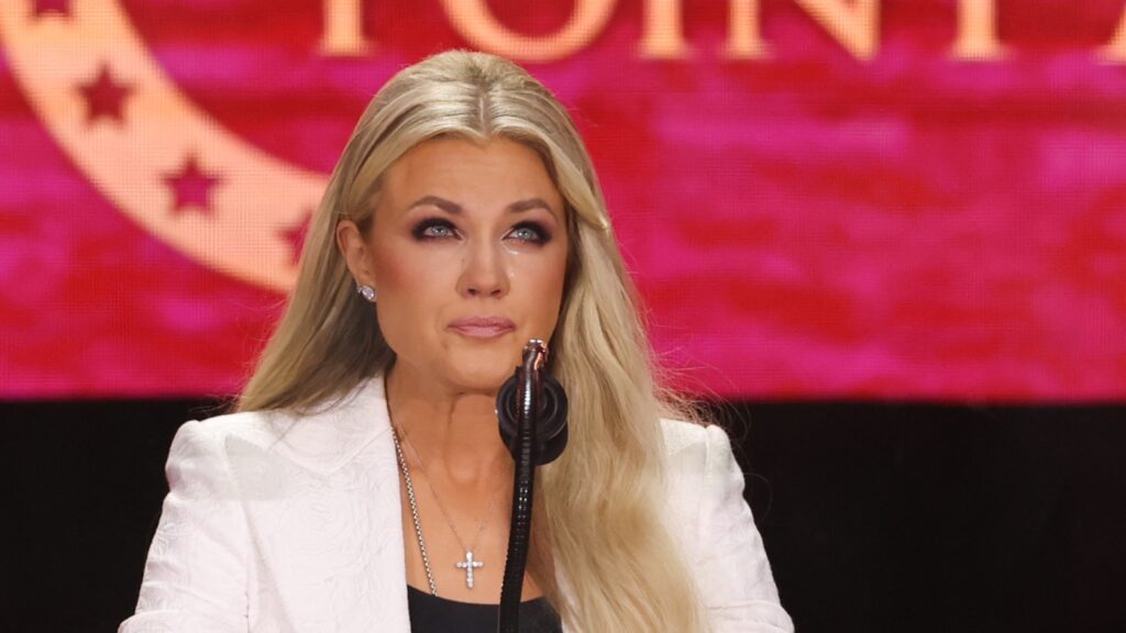 Erika Kirk says she forgives the man accused of killing her husband : NPR