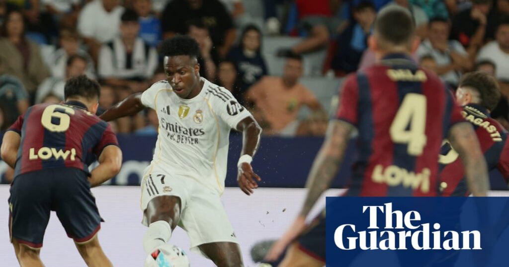 European football: Vinicíus and Mbappé lead Real Madrid in rout of Levante | La Liga