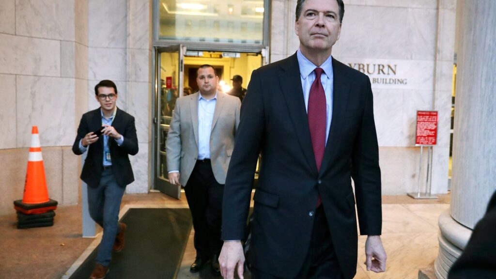 Ex-FBI Director James Comey indicted on criminal charges stemming from 2020 testimony : NPR