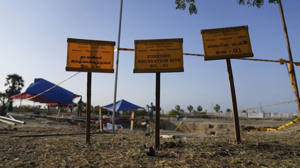 Excavation of Sri Lanka's Chemmani mass grave halted over lack of funds