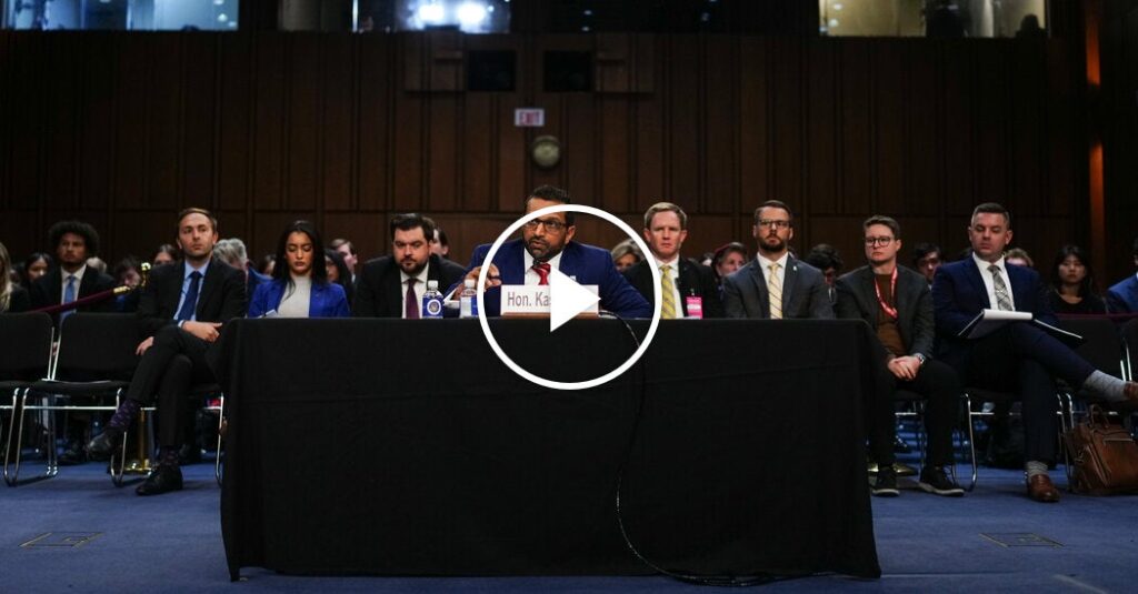 F.B.I. Director Clashes With Democrats During Hearing