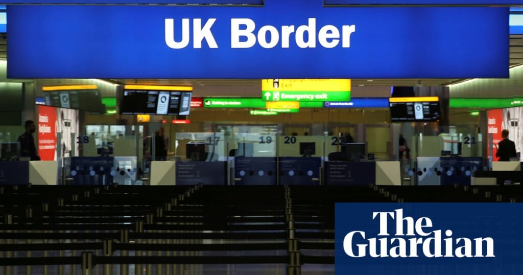 Family of three are first arrivals in UK under ‘one in, one out’ immigration deal | Immigration and asylum