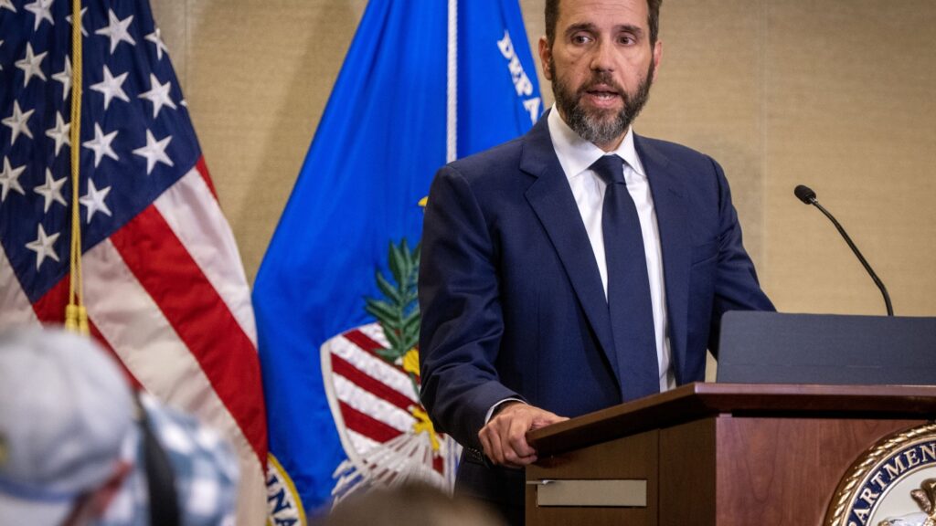 Former special counsel Jack Smith warns that rule of law is 'under attack' : NPR