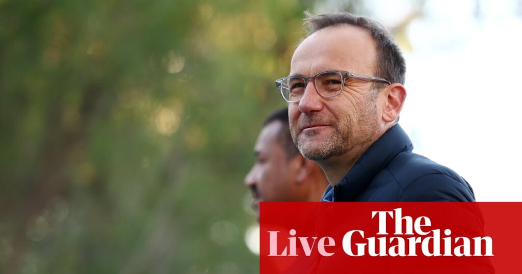 News live: Adam Bandt named CEO of Australian Conservation Foundation; tagged great white shark detected off Sydney’s Manly beach | Australia news