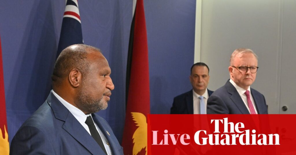 News live: Australia and PNG to sign defence agreement; Aldi joins latest retail stores to sell solar panels | Australia news