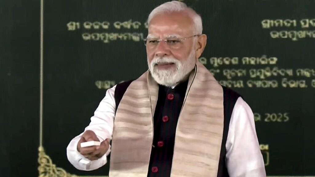 PM Modi inaugurates BSNL’s ‘swadeshi’ 4G network from Odisha