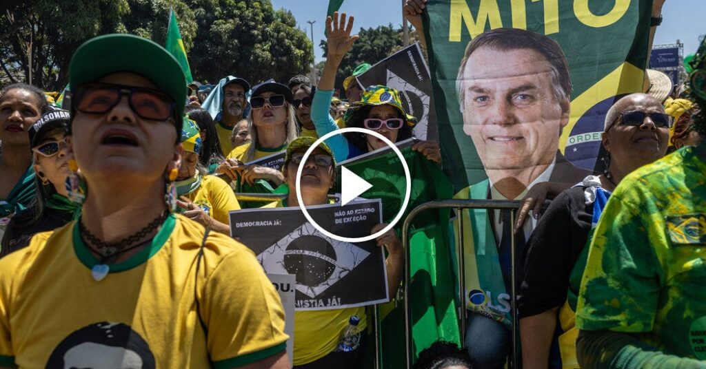Protesters March in Brazil as Bolsonaro Faces Conviction