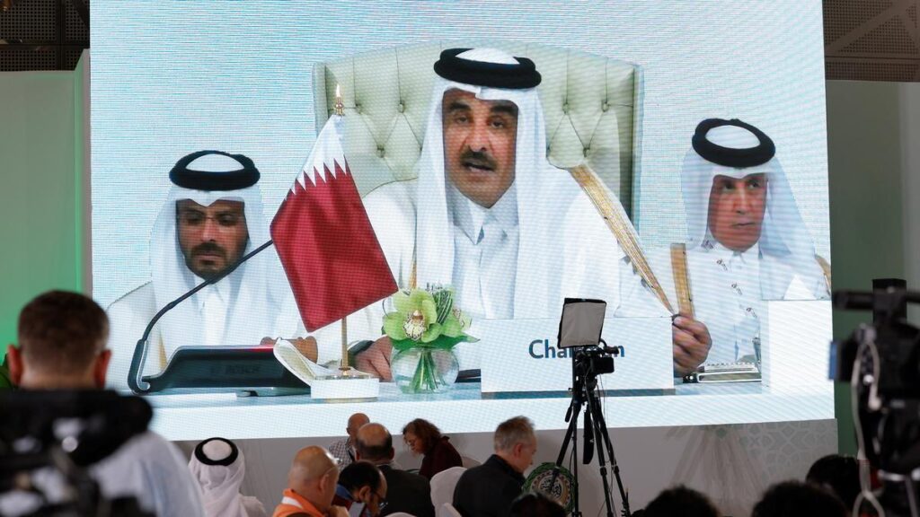 Qatar’s Emir accuses Israel of working to ‘ensure Gaza is no longer livable’