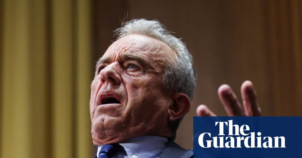 RFK Jr accused of ‘reckless disregard for science and the truth’ in Senate hearing | Robert F Kennedy Jr