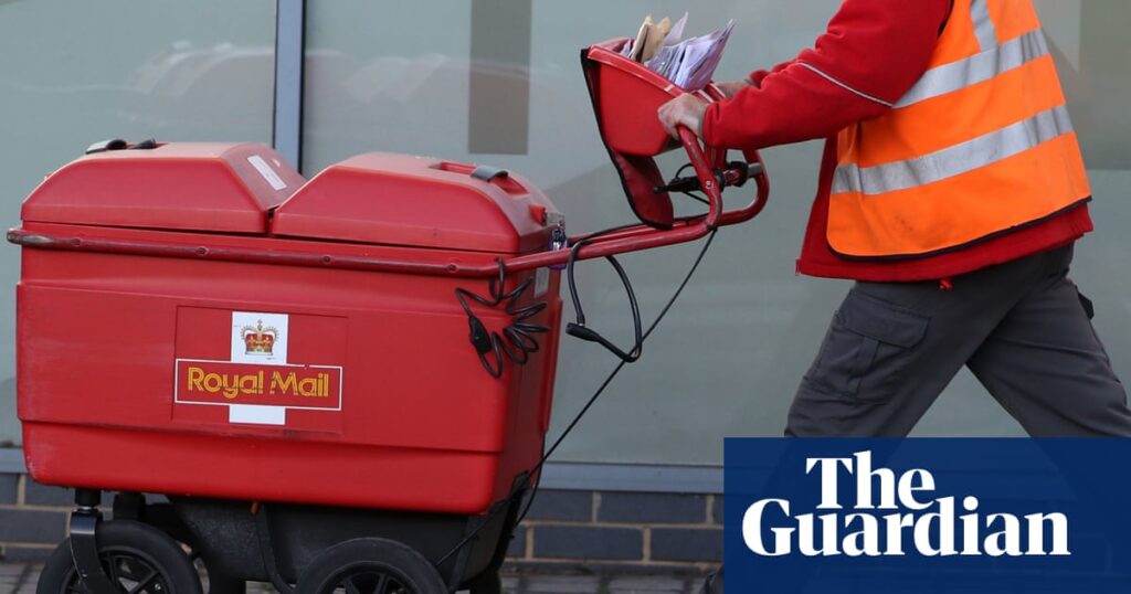 Royal Mail second-class delivery cuts will take ‘many months’ to roll out | Royal Mail