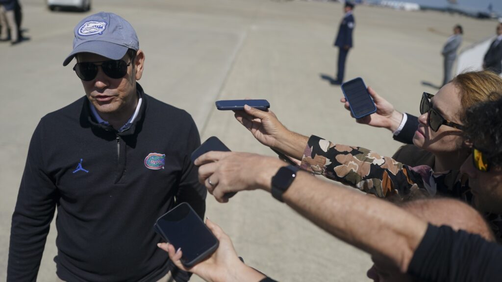 Rubio arrives in Israel as Israeli strikes intensify in northern Gaza : NPR