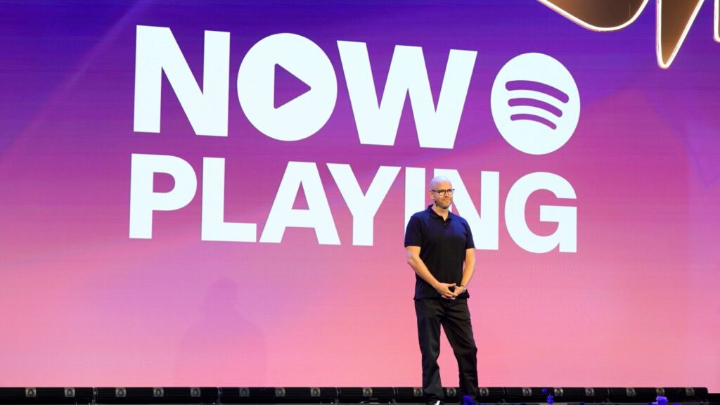 Spotify's Daniel Ek announces that he'll step aside as CEO : NPR