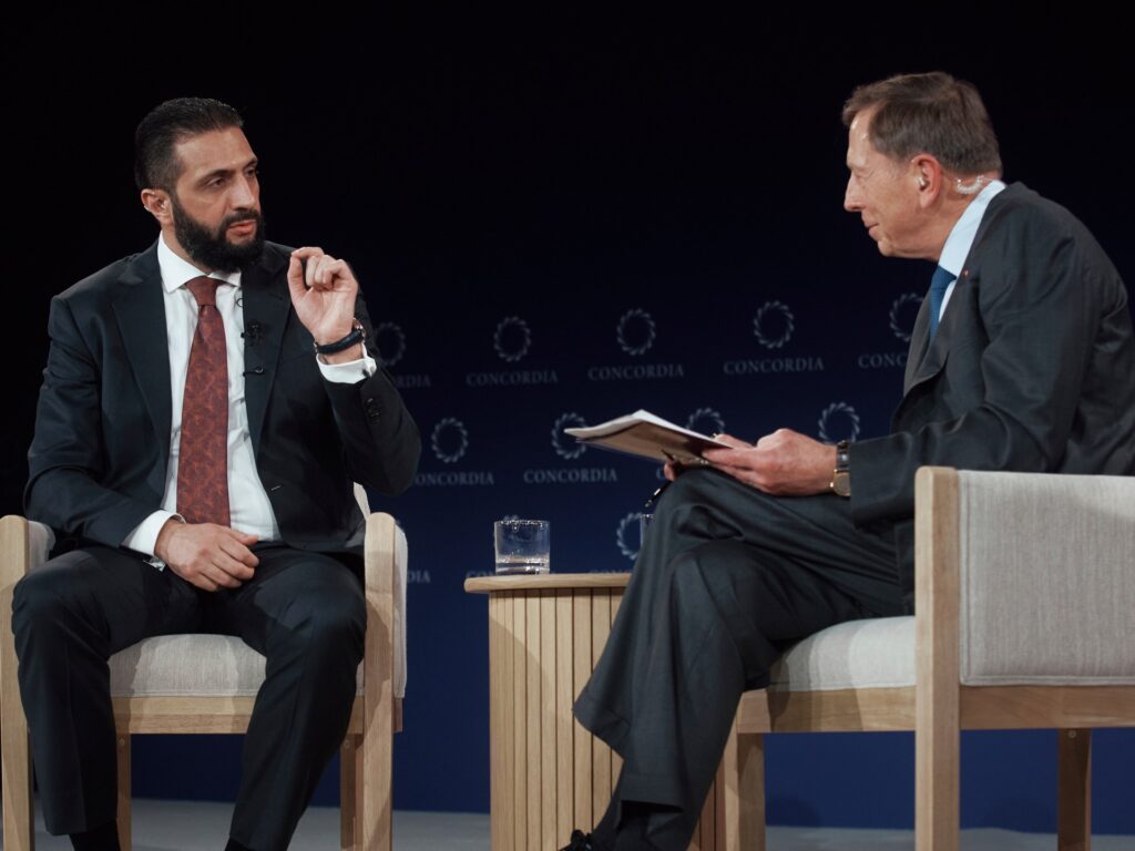 Syrian President al-Sharaa sits down with US general who arrested him | News