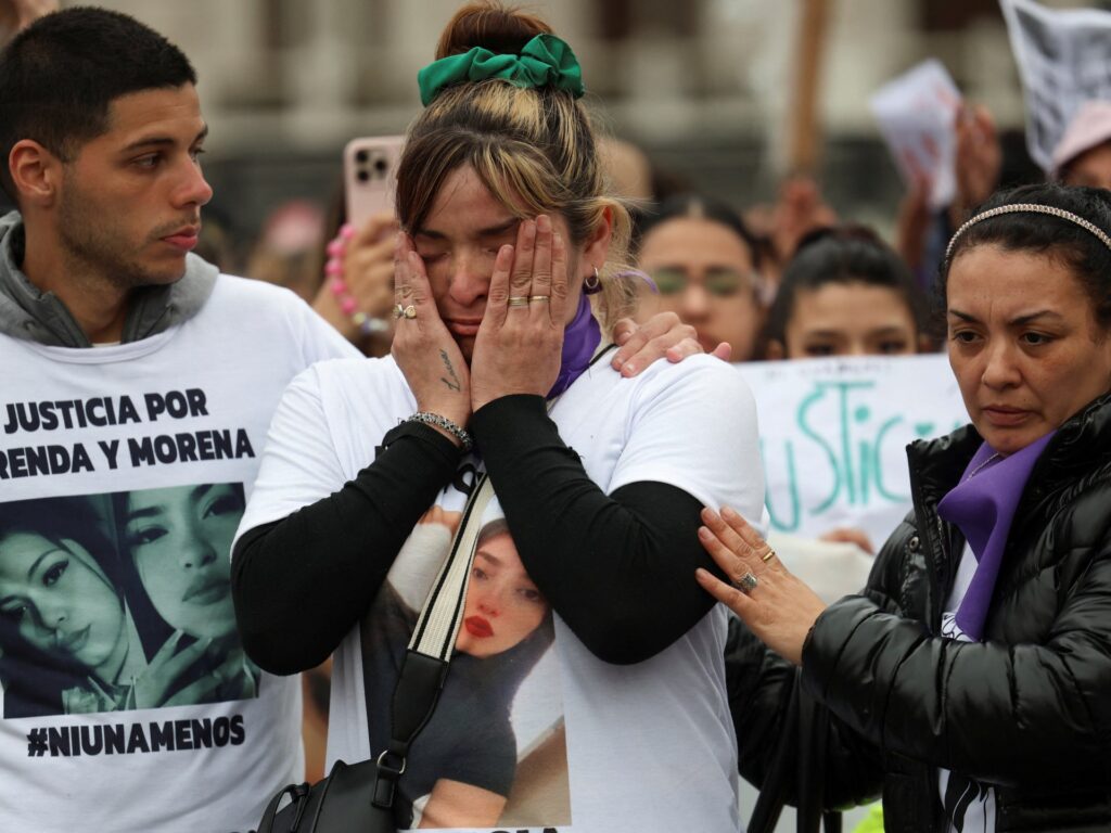 Thousands protest livestreamed murder of 2 women, young girl in Argentina | Crime News