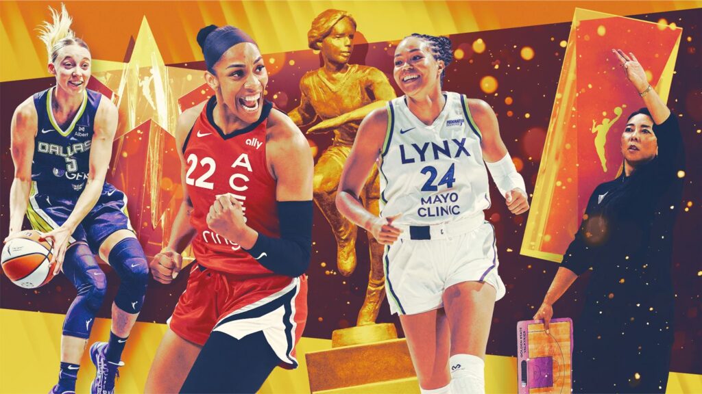Tracking WNBA MVP race, awards: Time to vote for the winners