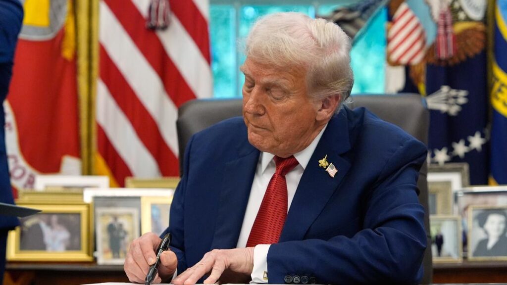 Trump says U.S. will impose new tariffs on heavy trucks, drugs and kitchen cabinets