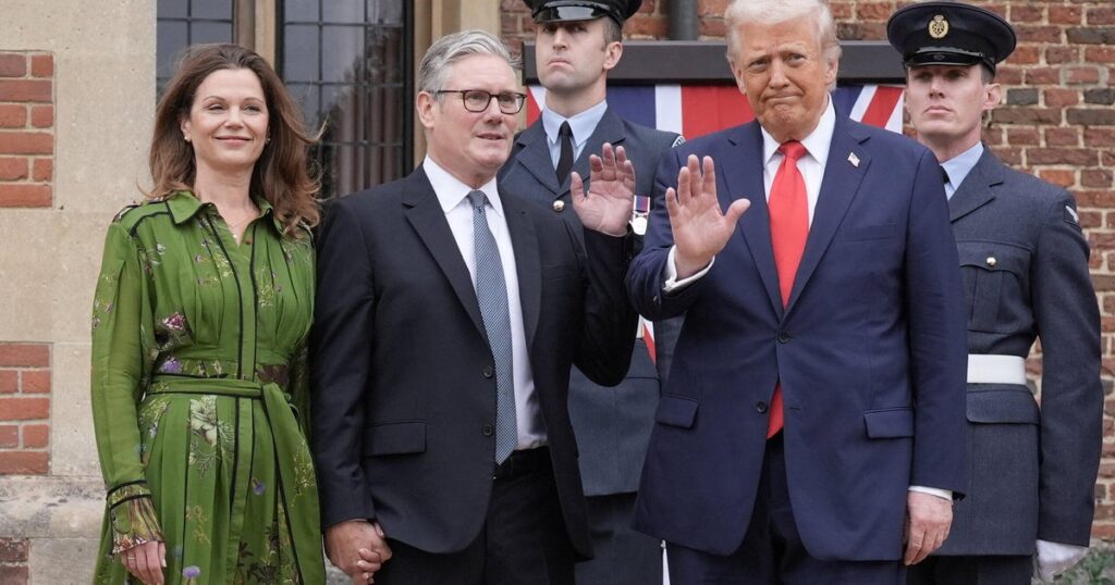 Trump's U.K. visit turns from royalty to politics, as Brits focus on trade, Gaza and Ukraine