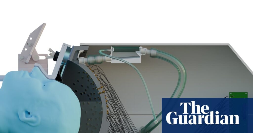 Ultrasound ‘helmet’ could treat Parkinson’s non-invasively, study shows | Medical research