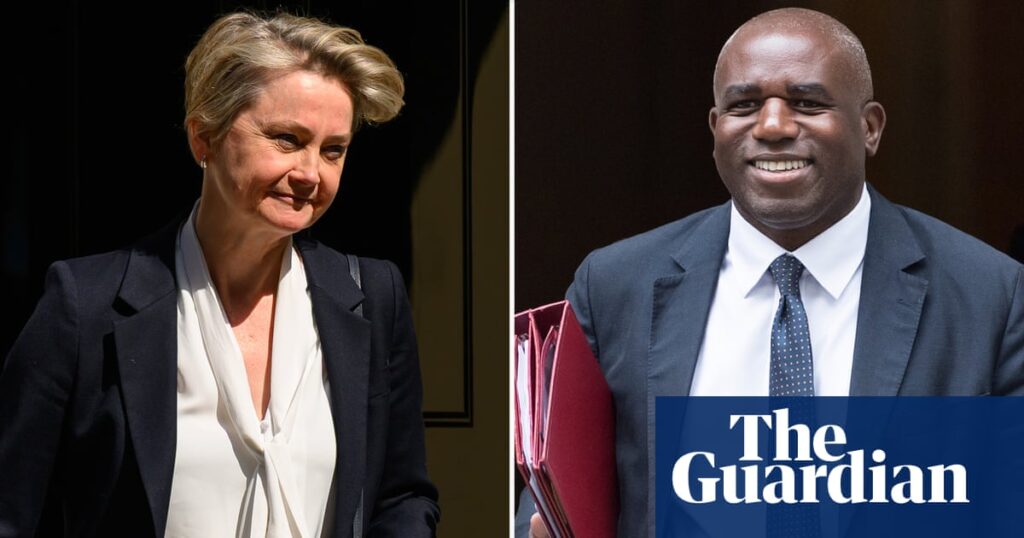 Yvette Cooper to become foreign secretary and David Lammy deputy PM, say No 10 sources | Labour