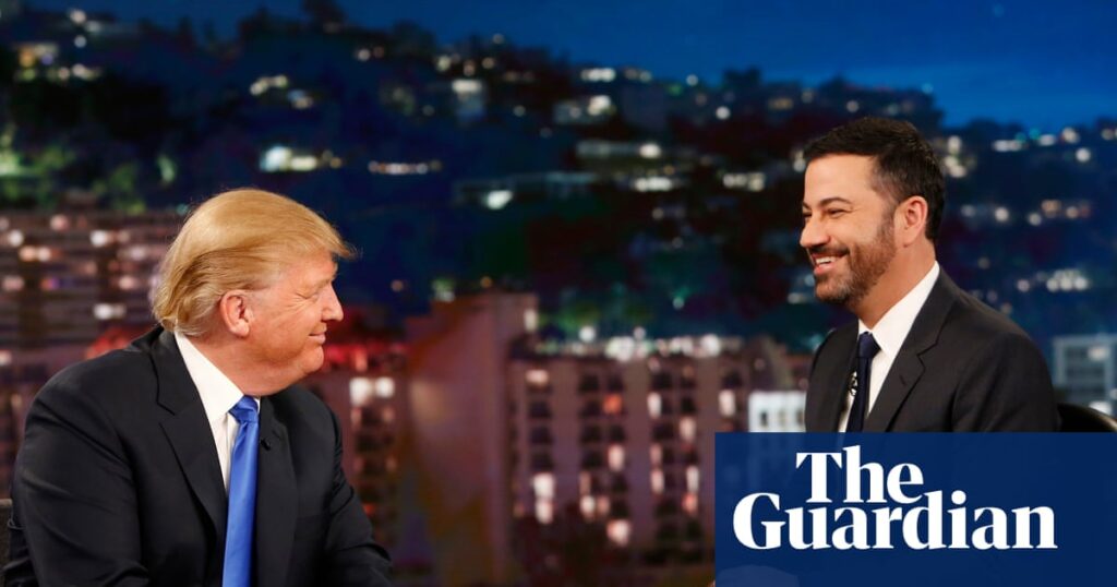 ‘Kimmel is not talented’: Trump gleeful after indefinite suspension of talkshow | Donald Trump