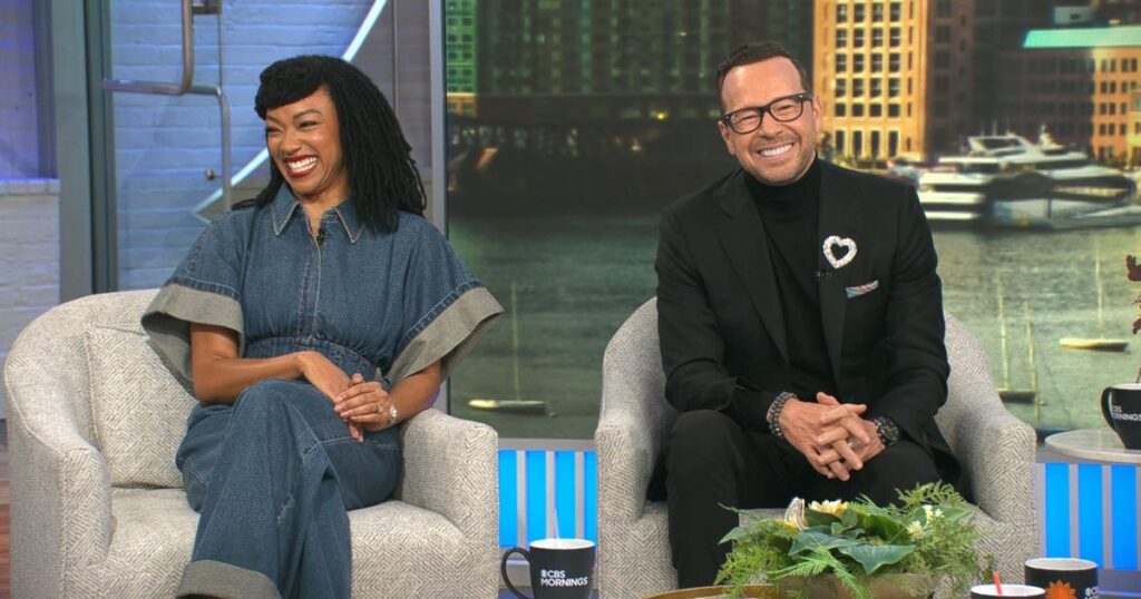 Donnie Wahlberg says he and Sonequa Martin-Green "lean on each other" in "Boston Blue"